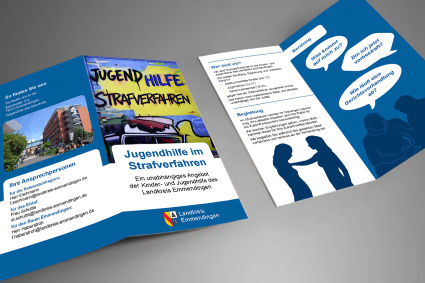 fischwerk – Emmendingen – Flyer Jugendhilfe bei Strafverfahren